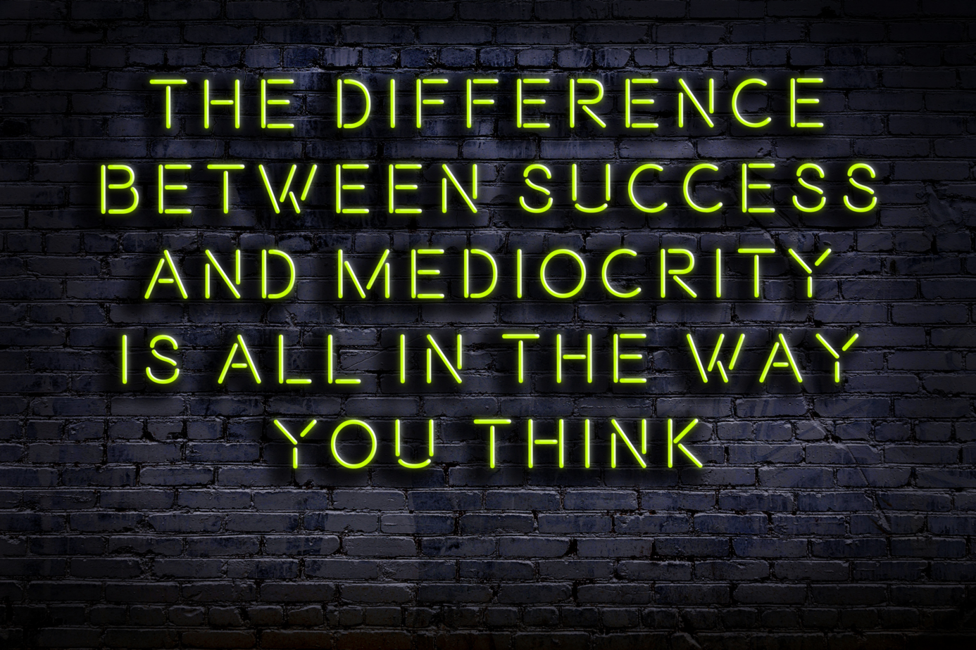 Triumphing over Mediocrity